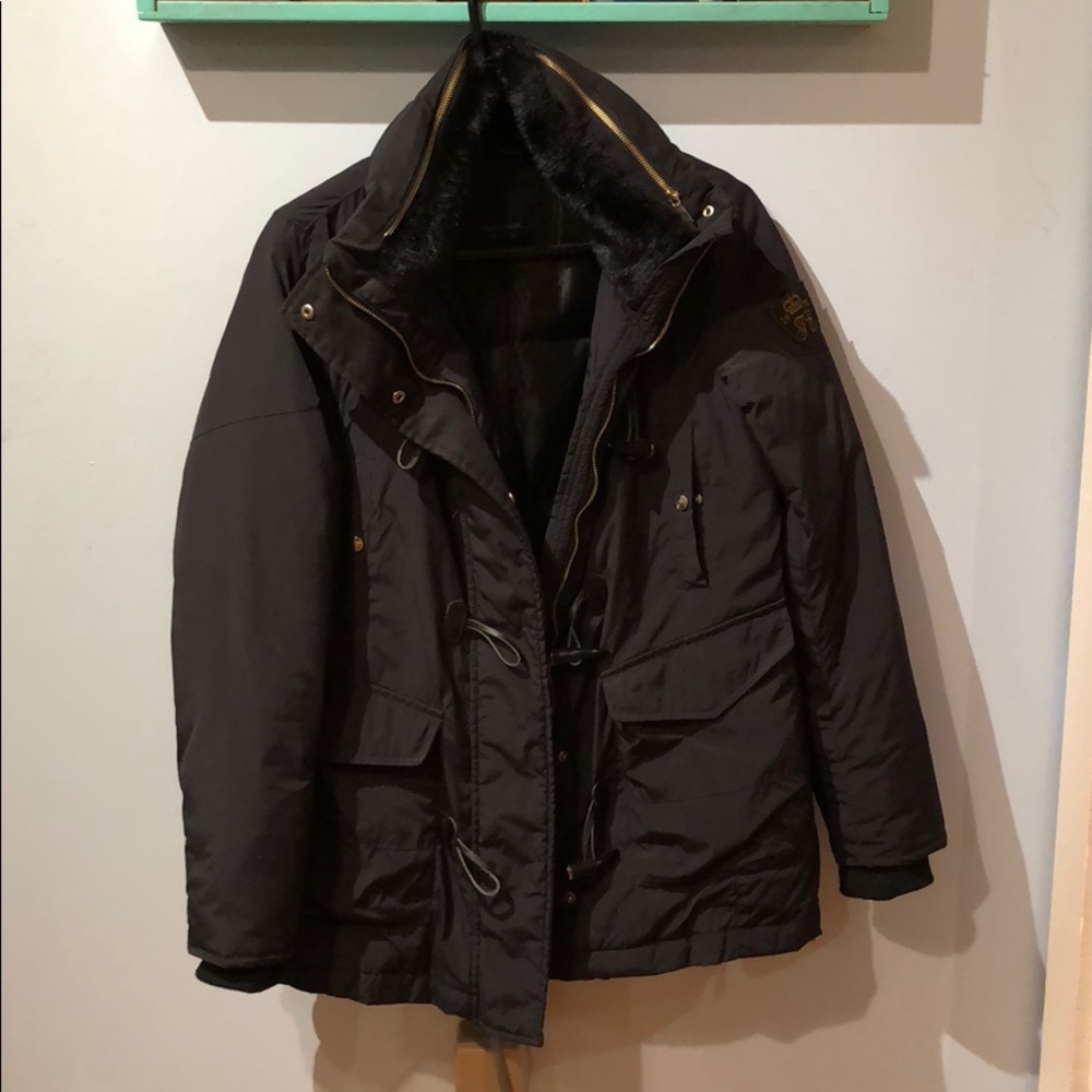 Zara Winter coat with detachable hood!